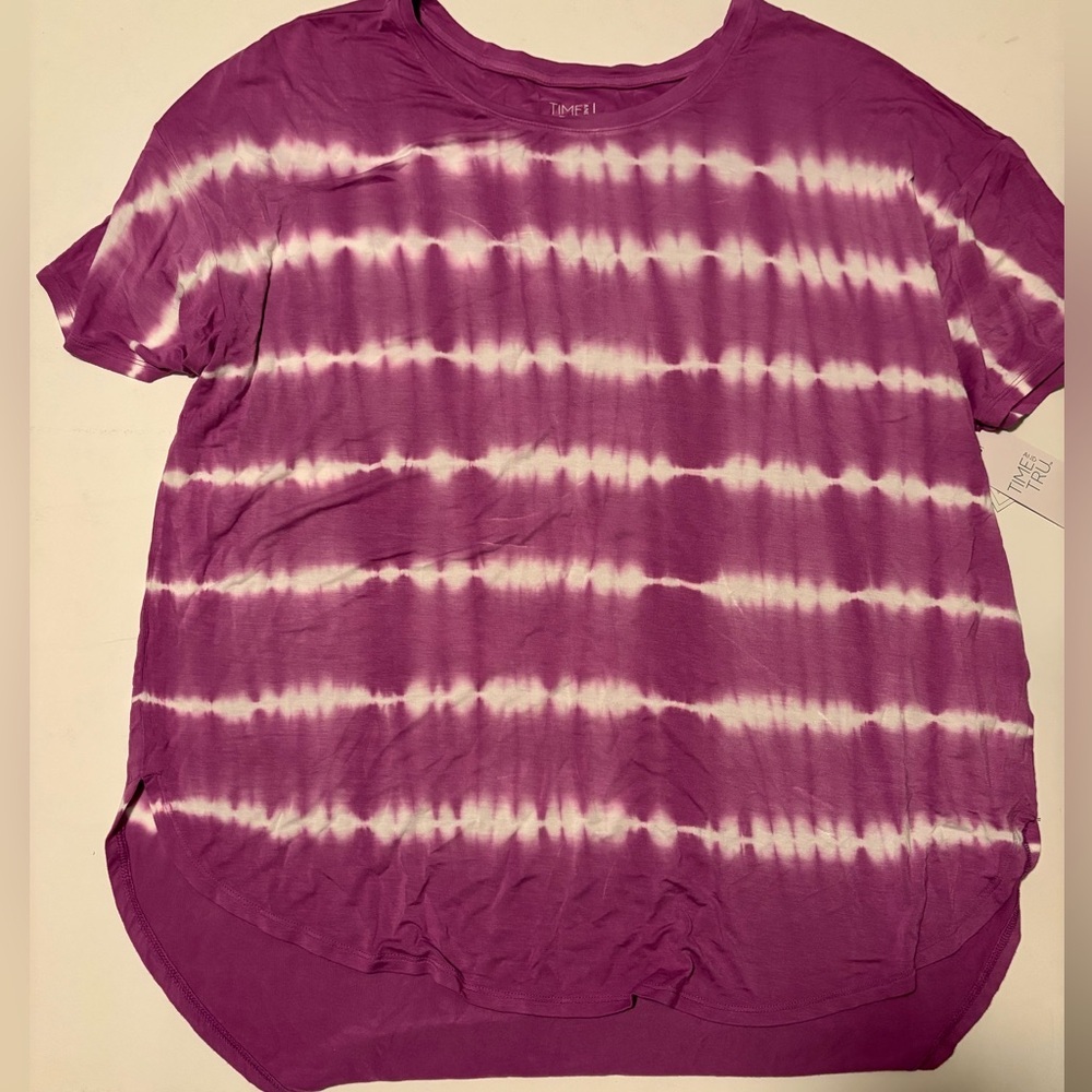 Pink tie dye tee